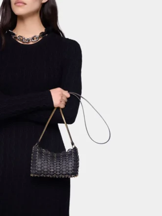 1969 Wende-Nano-Flip-Tasche aus Leder