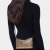 1969 Wende-Nano-Flip-Tasche aus Leder