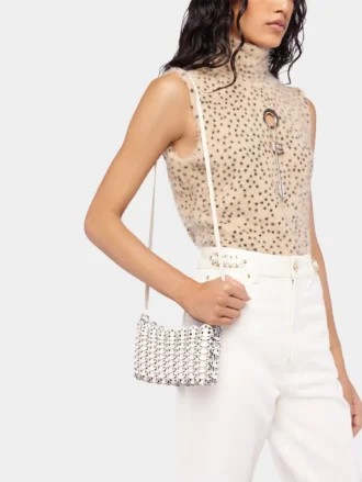 1969 Wende-Nano-Flip-Tasche aus Leder