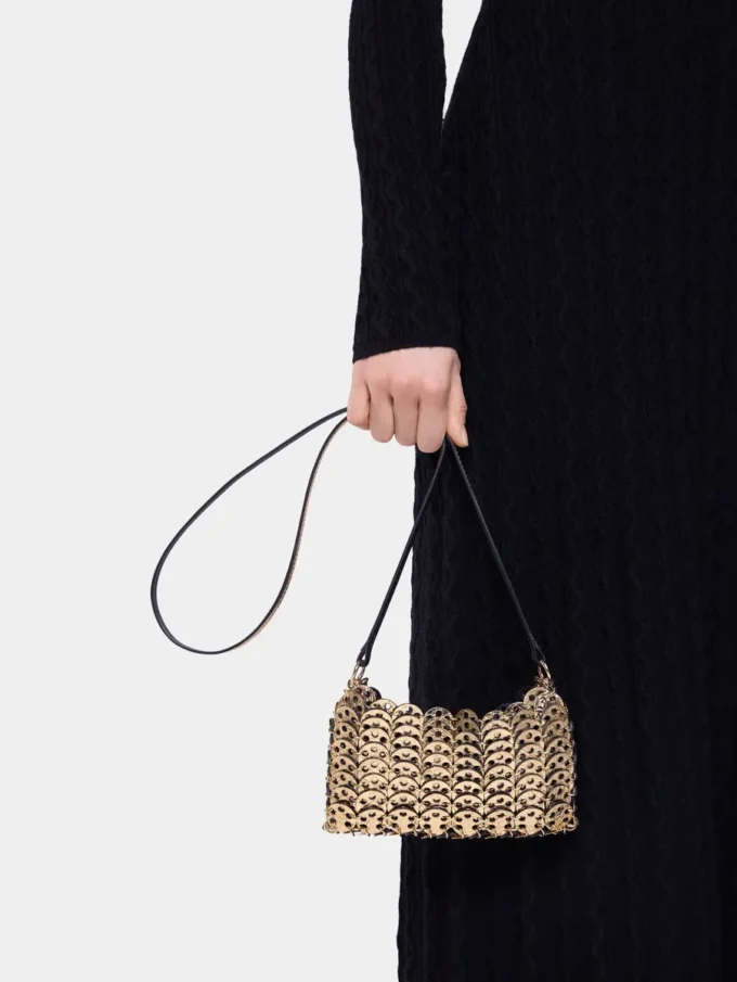 1969 Wende-Nano-Flip-Tasche aus Leder