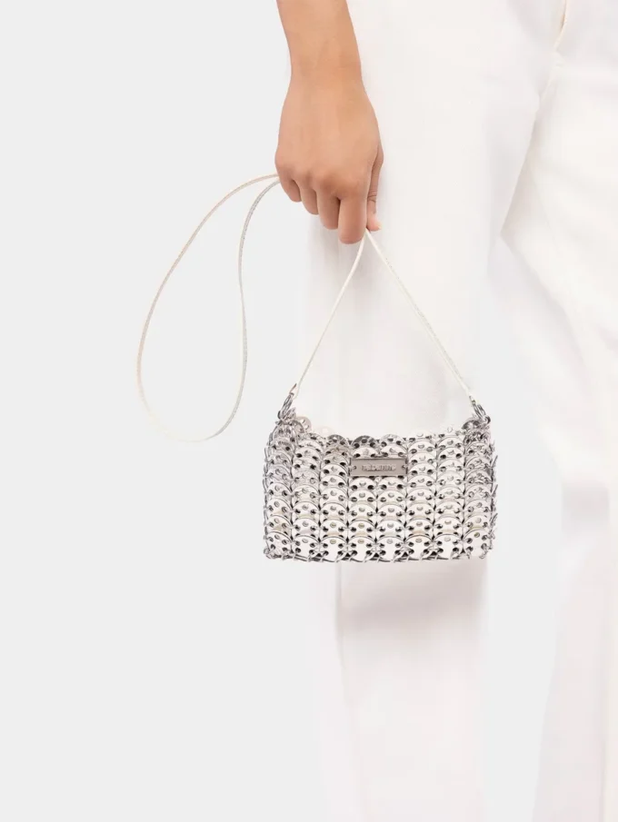 1969 Wende-Nano-Flip-Tasche aus Leder