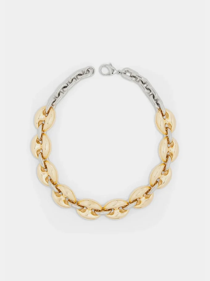 Acht klobige Gold-/Silberkette Acht klobige Gold-/Silberkette