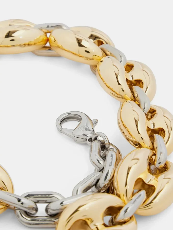 Acht klobige Gold-/Silberkette Acht klobige Gold-/Silberkette