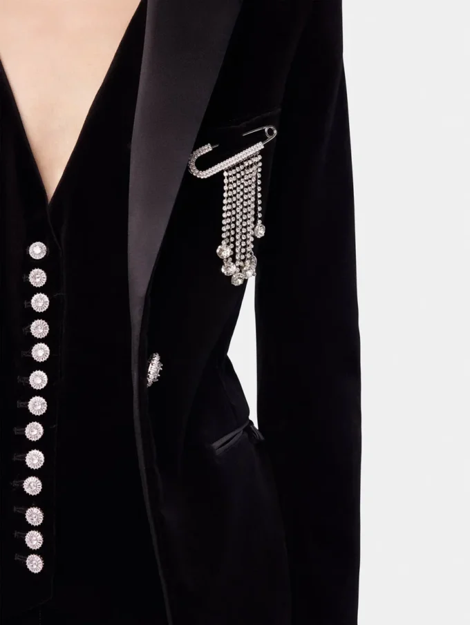 Ansteckpin mit Strass