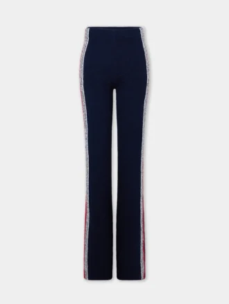 Ausgestellte Hose aus Frottee-Jersey