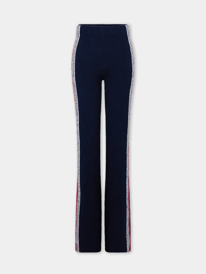 Ausgestellte Hose aus Frottee-Jersey