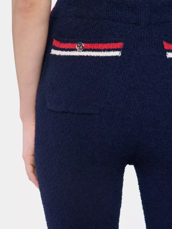 Ausgestellte Hose aus Frottee-Jersey