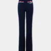Ausgestellte Hose aus Frottee-Jersey