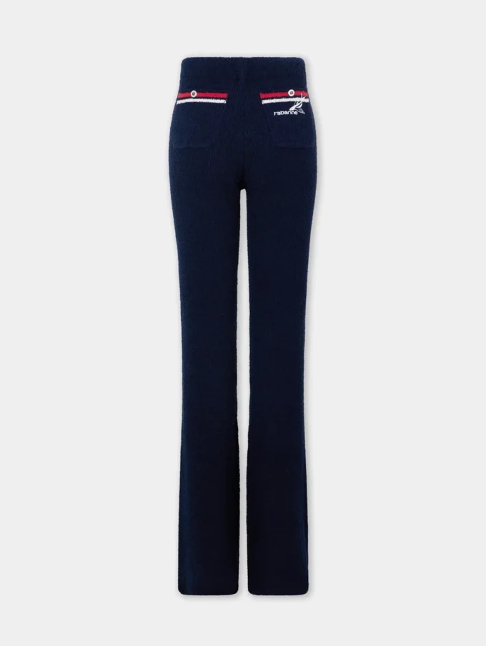 Ausgestellte Hose aus Frottee-Jersey