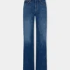 Baggy-Jeans aus dunkel gewaschenem Denim