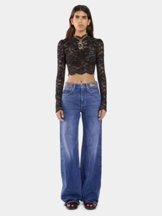 baggy jeans aus dunkel gewaschenem denim 2 330x439 - Baggy-Jeans aus dunkel gewaschenem Denim