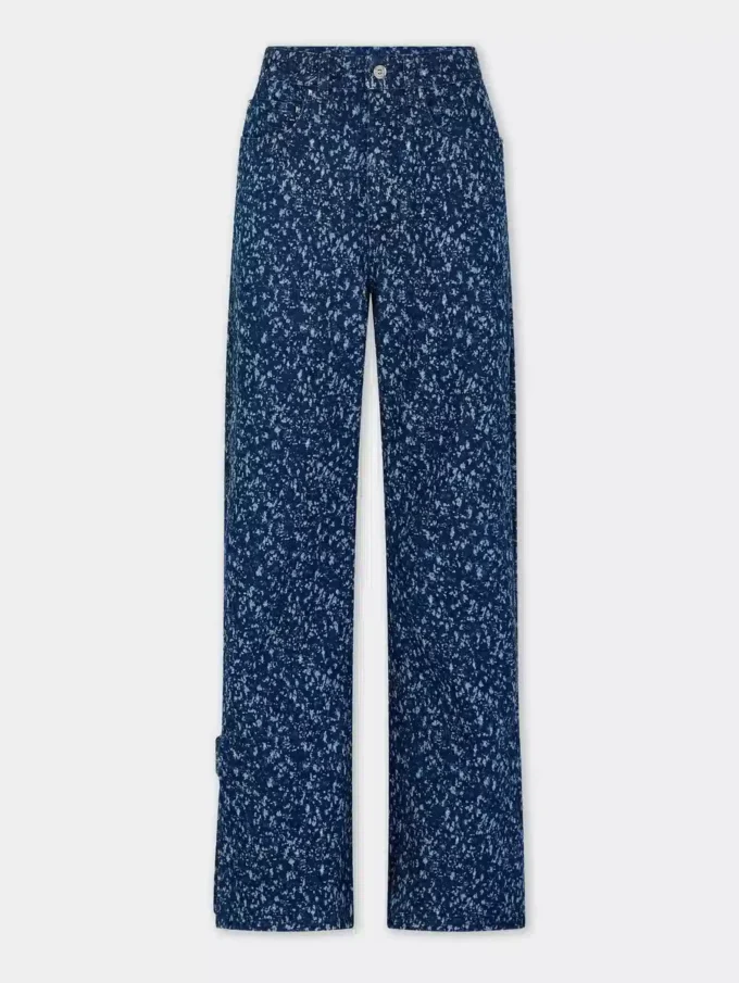 Baggy-Jeans mit geradem Bein