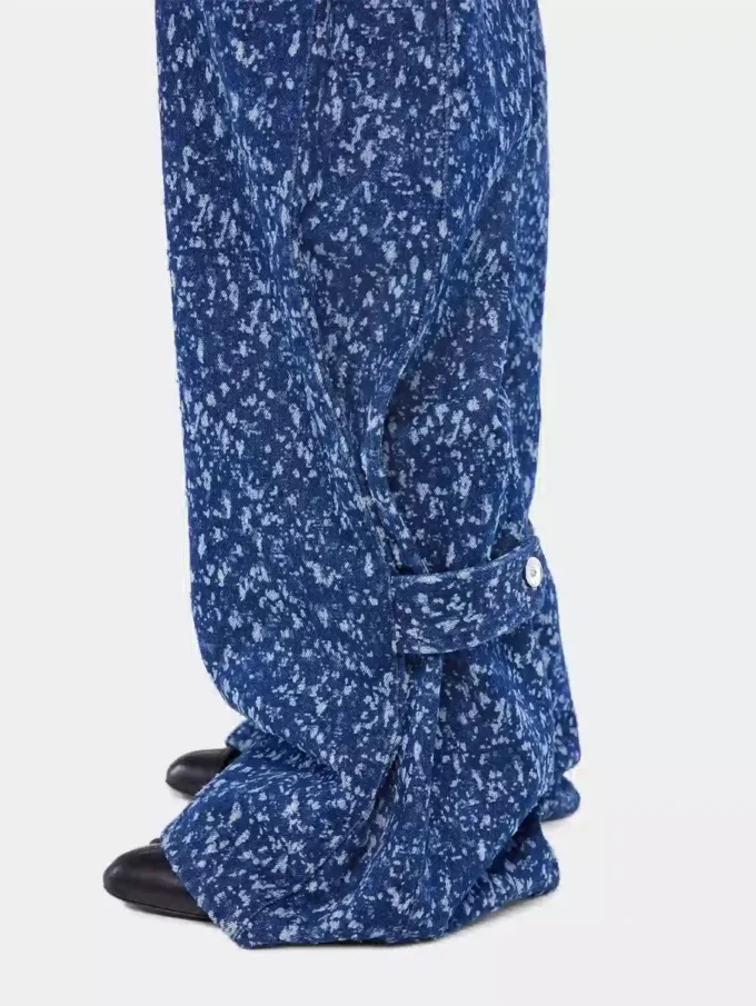 Baggy-Jeans mit geradem Bein
