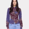 Bedrucktes Jersey-Shirt