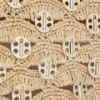 Beigefarbene Tragetasche aus Raffia