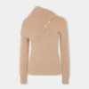 Beiger Pullover aus Wolle
