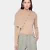 Beiger Pullover aus Wolle