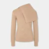 Beiger Pullover aus Wolle