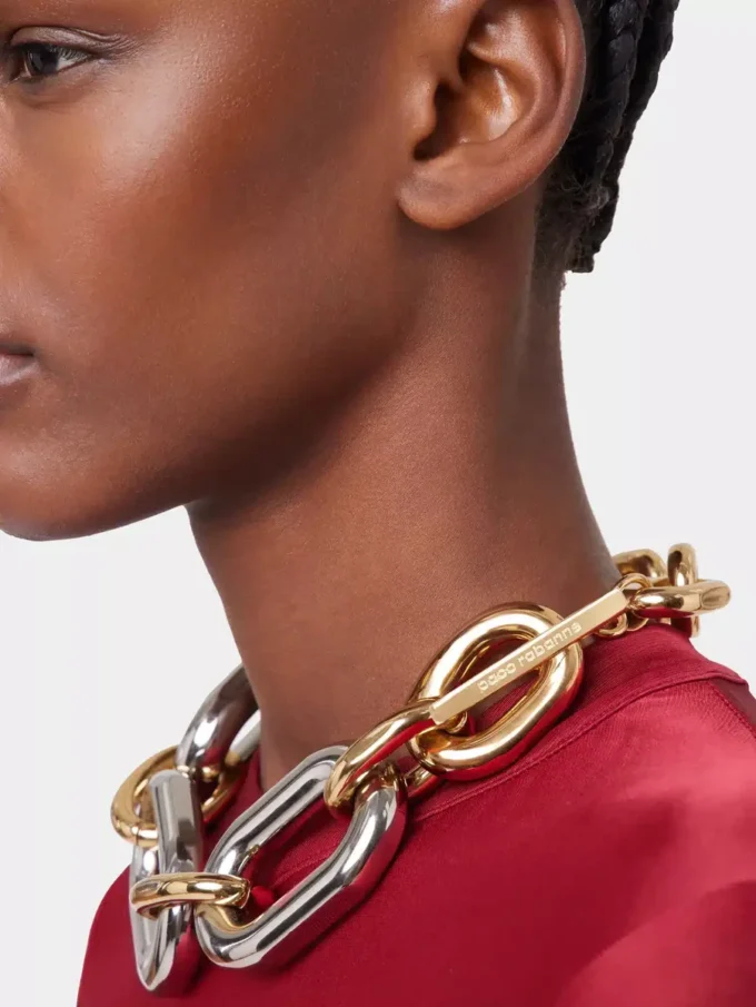 Übergroße XL-Gliederkette in Gold und Silber Übergroße XL-Gliederkette in Gold und Silber