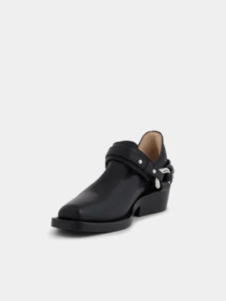 Biker-Stiefeletten aus Leder