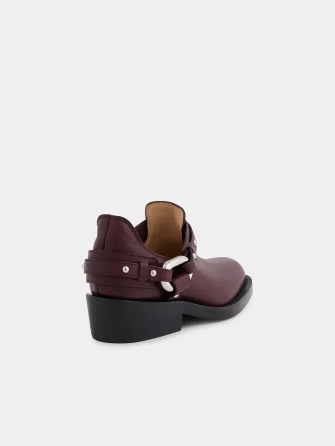 Biker-Stiefeletten aus Leder