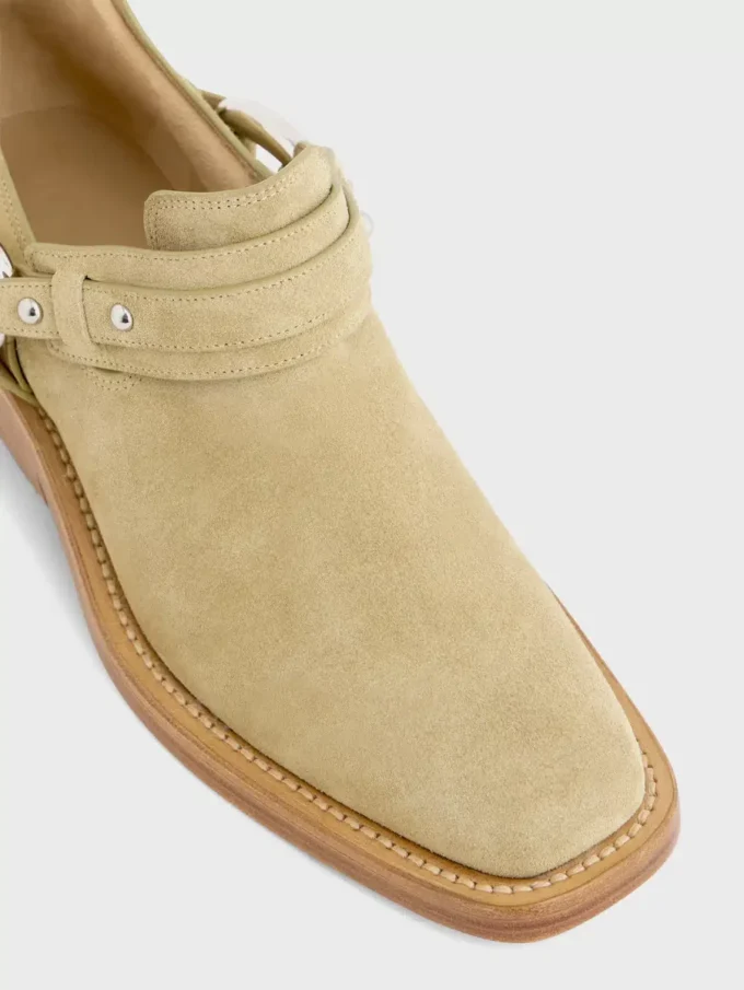 Biker-Stiefeletten aus Leder