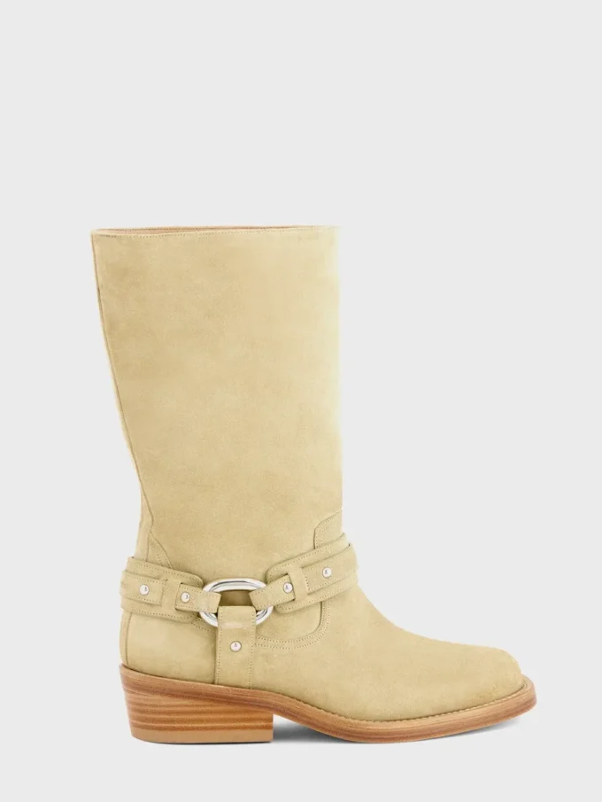 Bikerstiefel aus Leder
