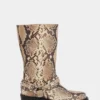 Bikerstiefel aus Leder