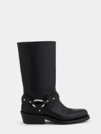 Bikerstiefel aus Leder