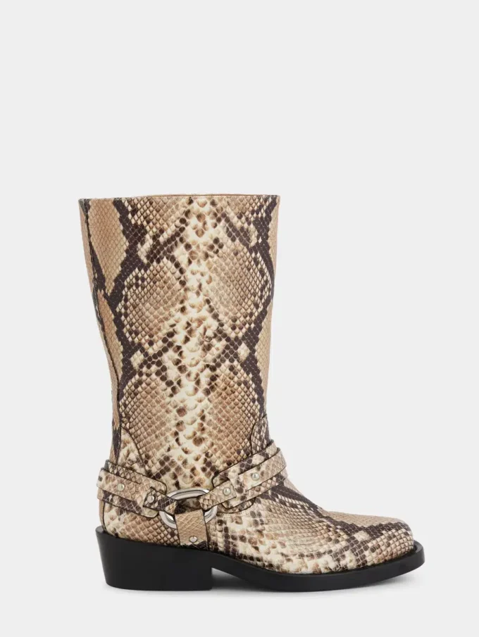 Bikerstiefel aus Leder