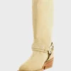 Bikerstiefel aus Leder