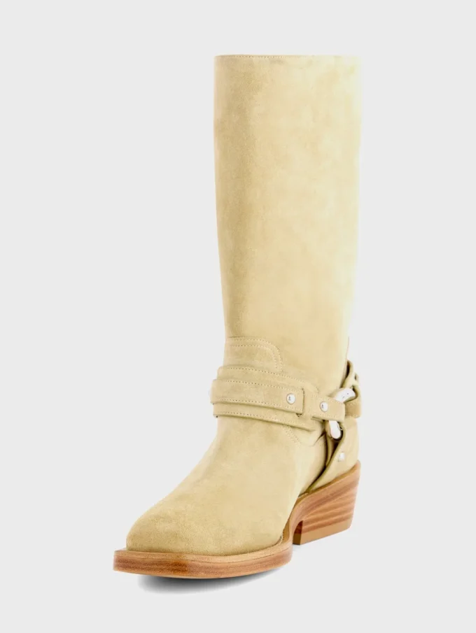 Bikerstiefel aus Leder