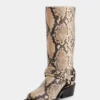Bikerstiefel aus Leder