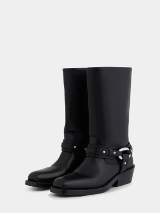 Bikerstiefel aus Leder