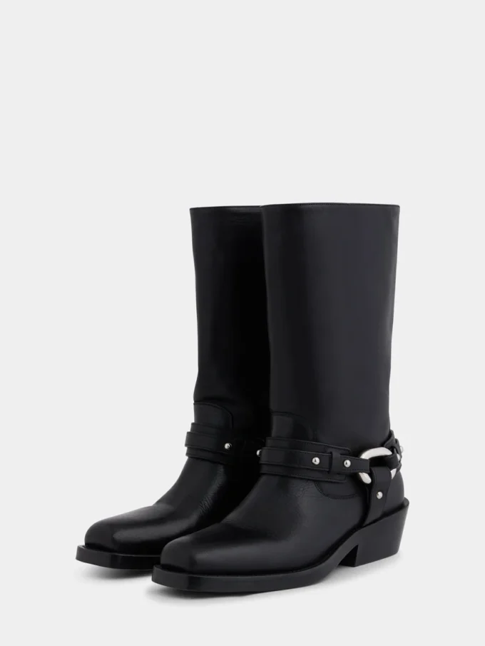 Bikerstiefel aus Leder