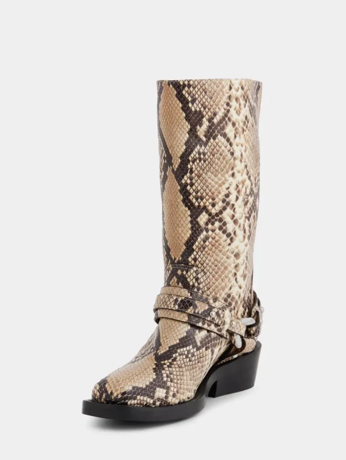 Bikerstiefel aus Leder