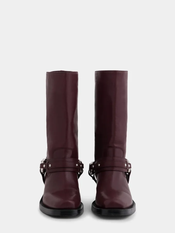 Bikerstiefel aus Leder