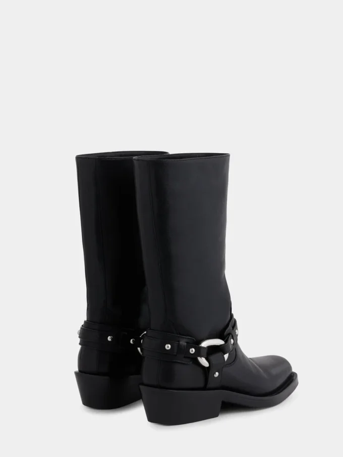 Bikerstiefel aus Leder