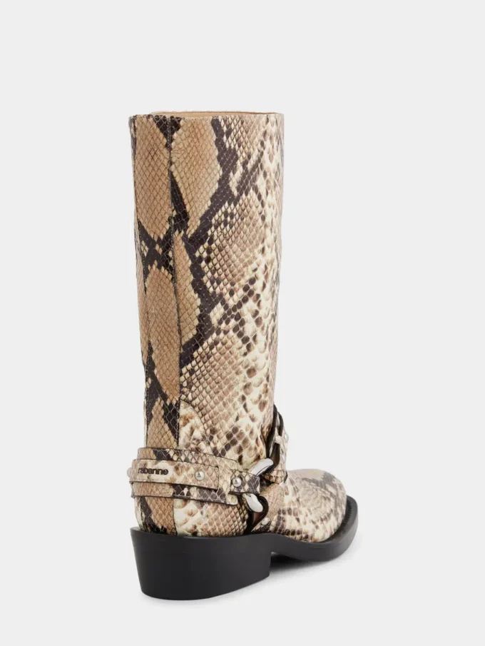Bikerstiefel aus Leder