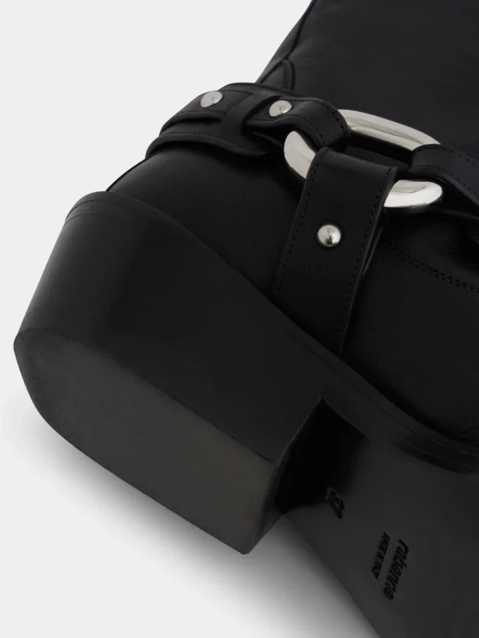 Bikerstiefel aus Leder