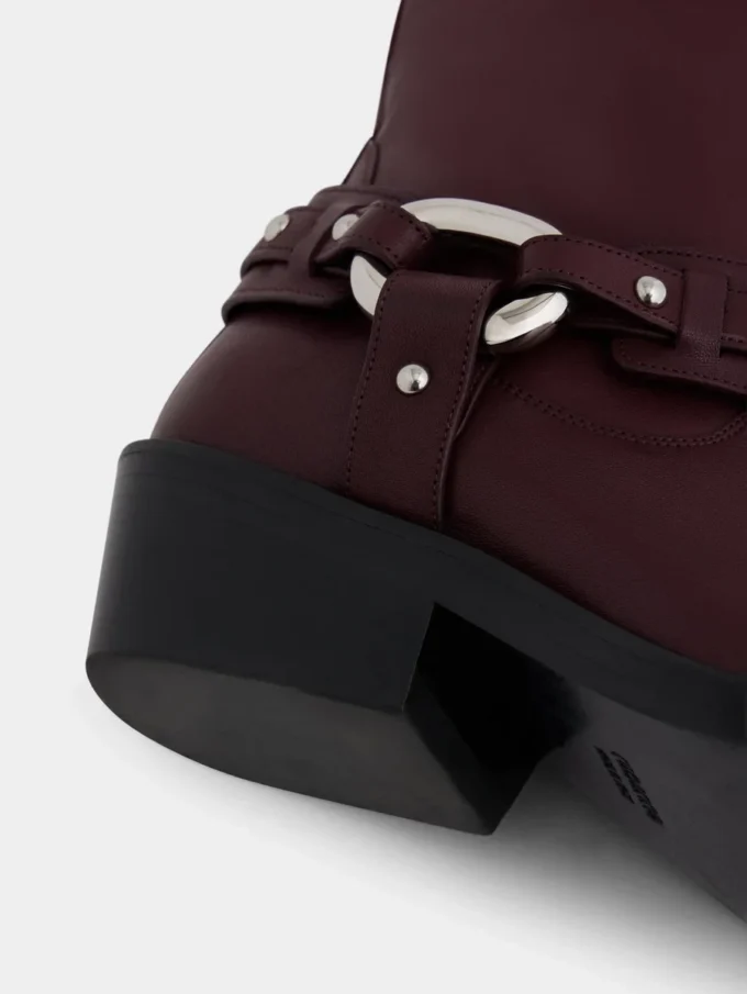 Bikerstiefel aus Leder