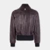 Bomberjacke aus Leder