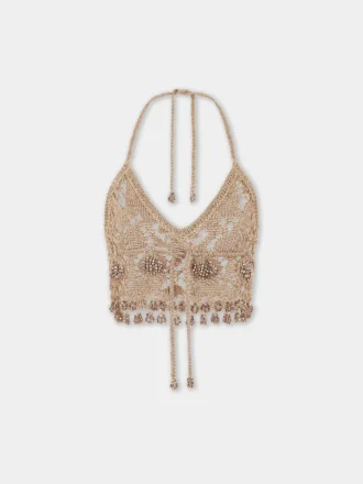 Bralette aus Häkelstoff
