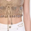 Bralette aus Häkelstoff