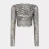 Crop-Top aus Spitze