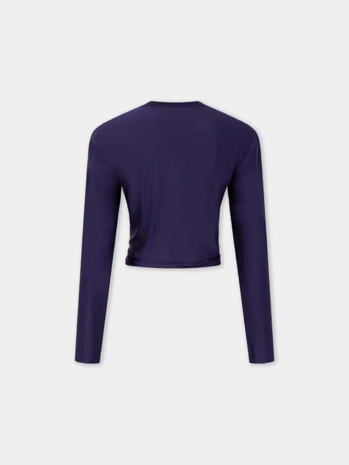 Crop-Top mit Piercing-Detail