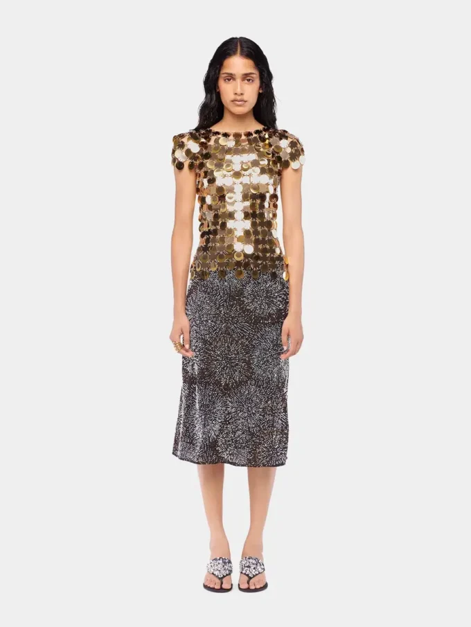 Das goldene Sparkle Disc Top Das goldene Sparkle Disc Top