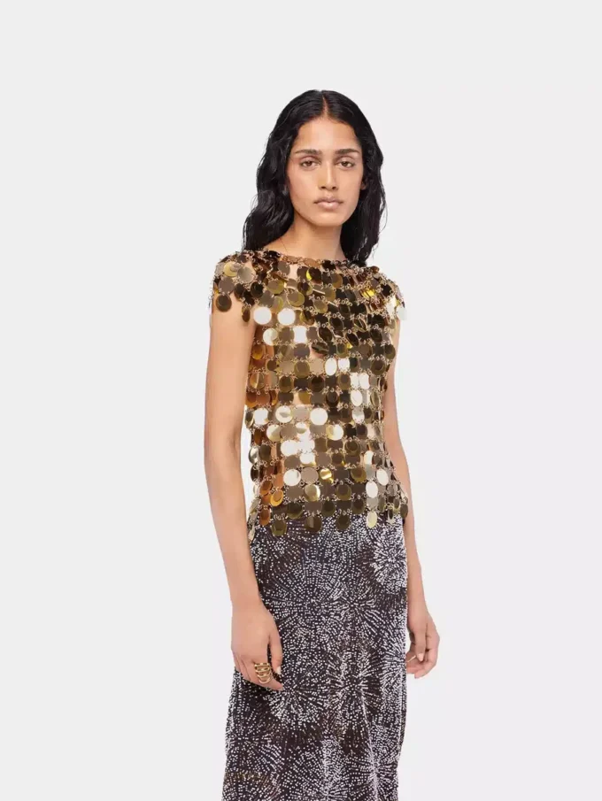 Das goldene Sparkle Disc Top Das goldene Sparkle Disc Top