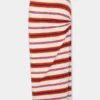 Drapierter langer Rock aus Jersey