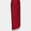 Drapierter Midirock aus Jersey